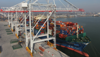 Aerial shot over ABP Ports