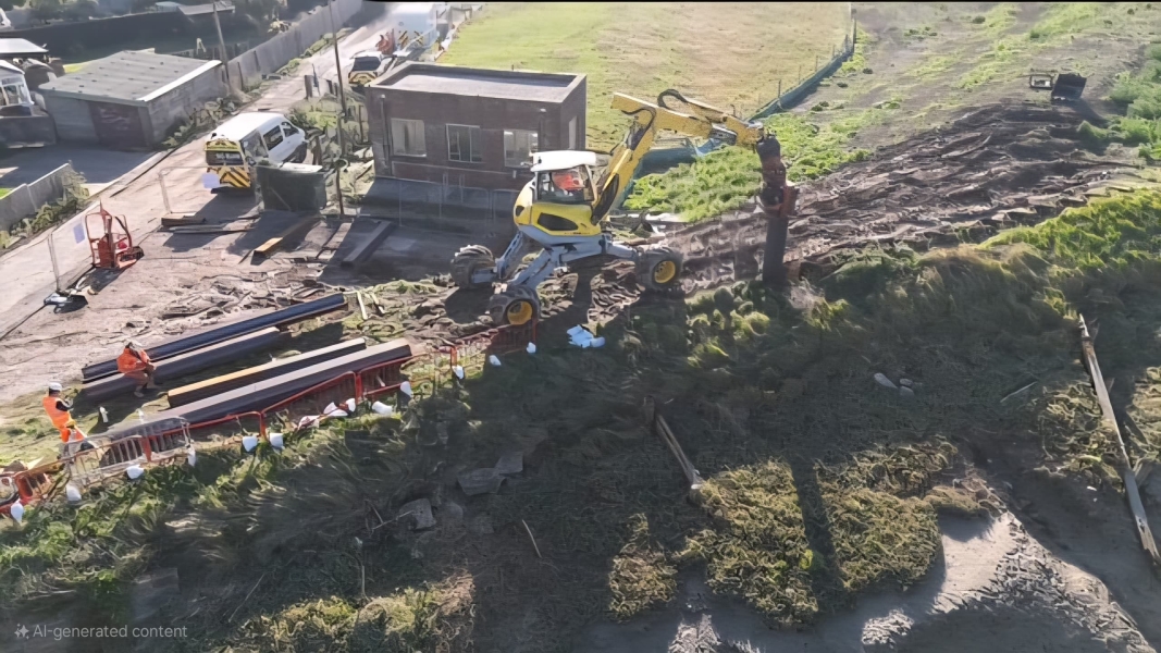 Spider excavator at RTWE