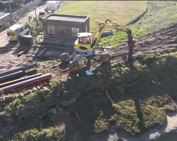 Spider excavator at RTWE