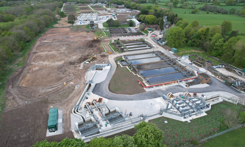 Picture of a Wastewater Treatment Works.